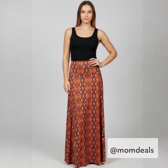 LuLaRoe Dresses & Skirts - LulaRoe Maxi Long Skirt or Strapless Dress Extra Fancy Added Glow Texture S 6-8